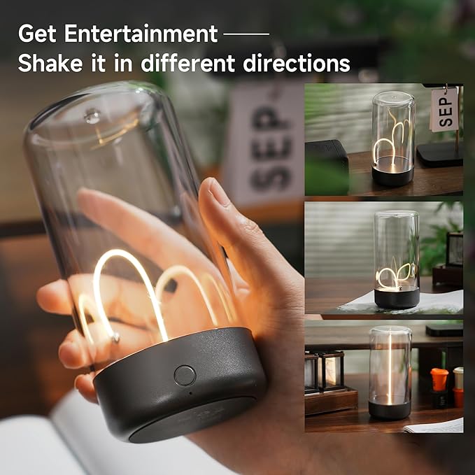 AUGE LIGHT Mini Minimalist Table Lamp Cordless Lamp Rechargeable Table Lamp - Image 2