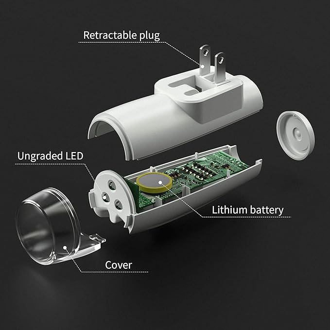 Emergency Lights for Home, 3-in-1 Function Power Failure Light, Flashlight and - Image 4