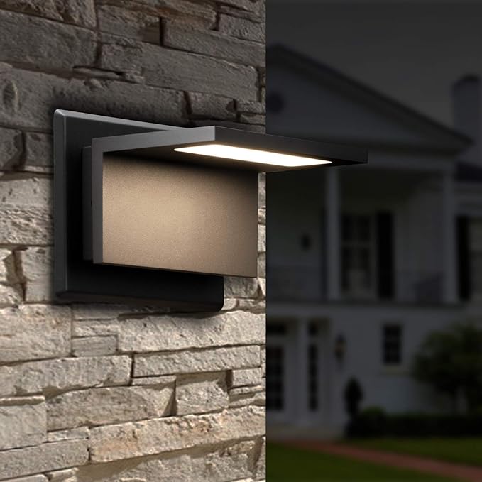 Wall Light Outdoor LED Wall Mount Lamp Modern Wall Sconce Lighting Lantern by Inowel