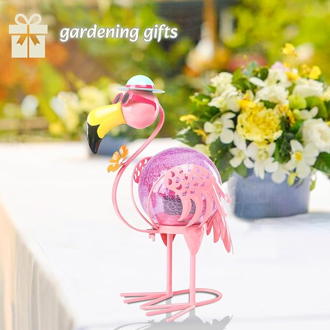 MUMTOP Flamingo Solar Lights Outdoor, Decorative Waterproof LED Solar Lanterns - Image 6
