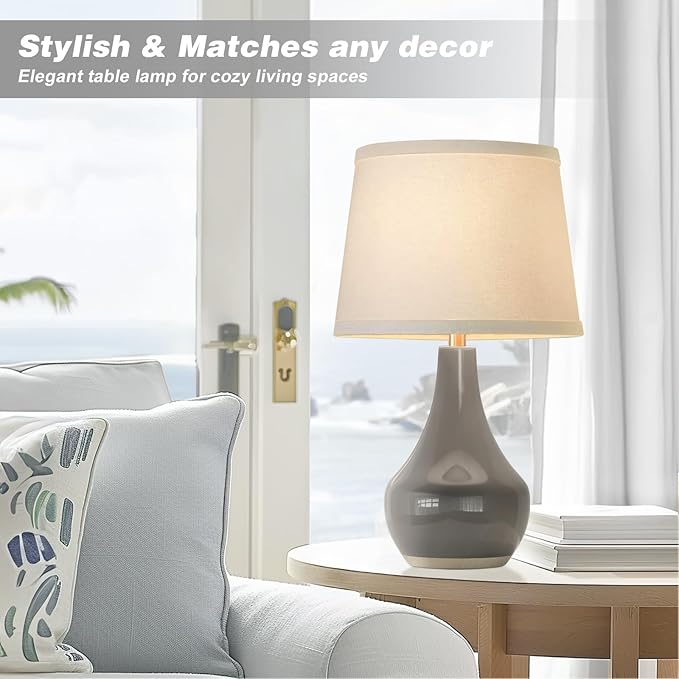 Seealle Modern Ceramic Table Lamps - Image 3