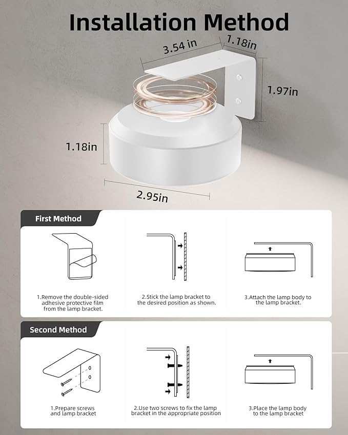 EZVALO Picture Lights for Wall, Rechargeable Battery Magnetic Poster Lights - Image 9