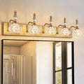 Modern Glass Crystal Vanity Light by LBSQJ