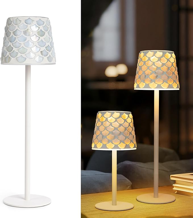 AELS Mosaic Touch Cordless Lamp, 5200mAh Rechargeable Portable LED Desk Lamp by AELS
