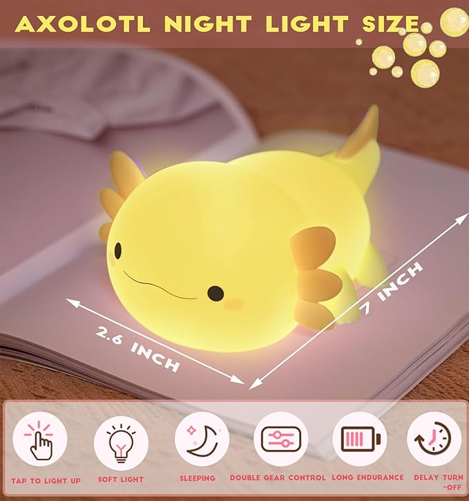DREAMING MY DREAM Axolotl Night Light - Image 7