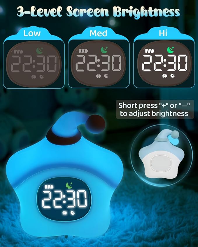 Star Alarm Clock with Night Light - Image 6