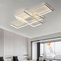 GEADI Modern Dimmable Ceiling Light, 35.4" White Led Ceiling Light Fixtures by GEADI
