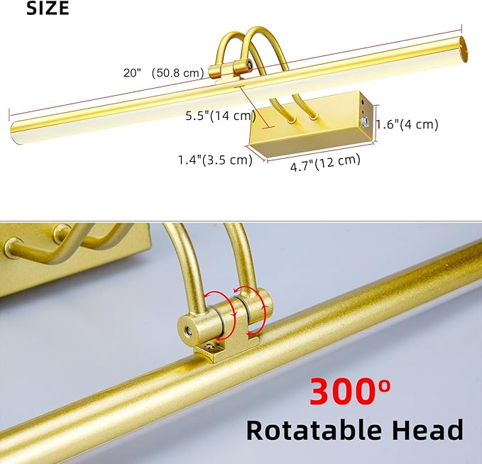 Picture Light, Picture Lights for Wall Cordless, Battery Wall Lights for - Image 8