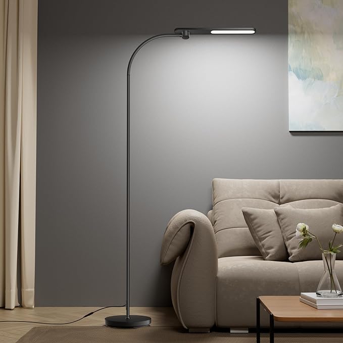 Honeywell LED Floor Lamp, F4 Sunturalux™ Gooseneck Floor Lamps by HoneywellAirComfort