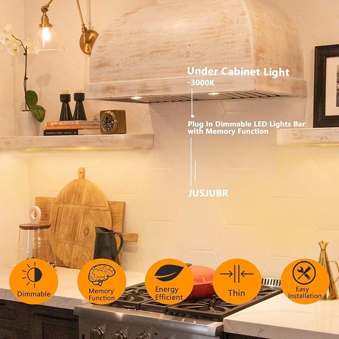JUSJUBR Under Cabinet LED Sink Light - Image 2