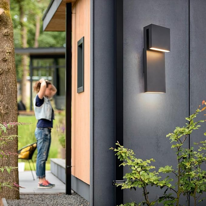 Modern LED Outdoor Wall Sconce 17W Integrated LED Outdoor Wall Mount, Anti Rust - Image 3