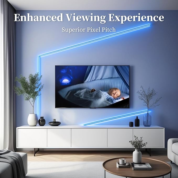 iNextStation 32.8ft/10M Bule COB LED Strip Light, DC24V CRI 93+ Bule Light Strip - Image 5
