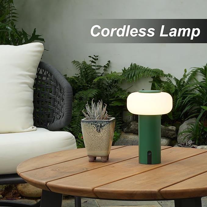Shower Lamp Waterproof, Outdoor Cordless Table Lamp Rechargeable, Portable - Image 2