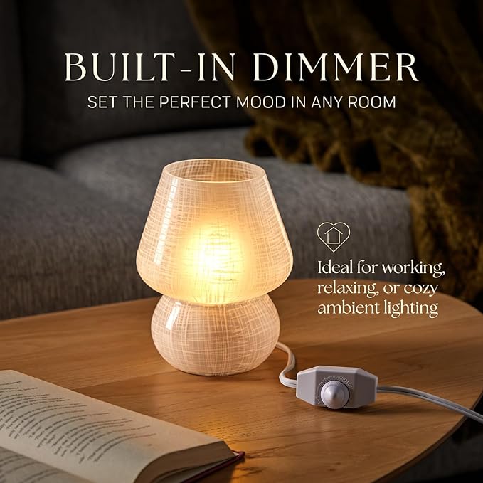 Next Glow Mushroom Lamp – Table Lamp, Modern Dimmable LED Night Light - Image 3