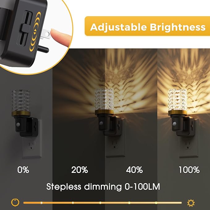 L LOHAS LED Motion Sensor Night Light, Motion Activated Night Lights Plug into - Image 3