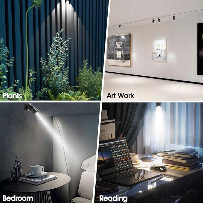 DEDC 6pcs Mini LED Spot Lights, 1W 5V 6000K Under Cabinet Lights, Mini - Image 7