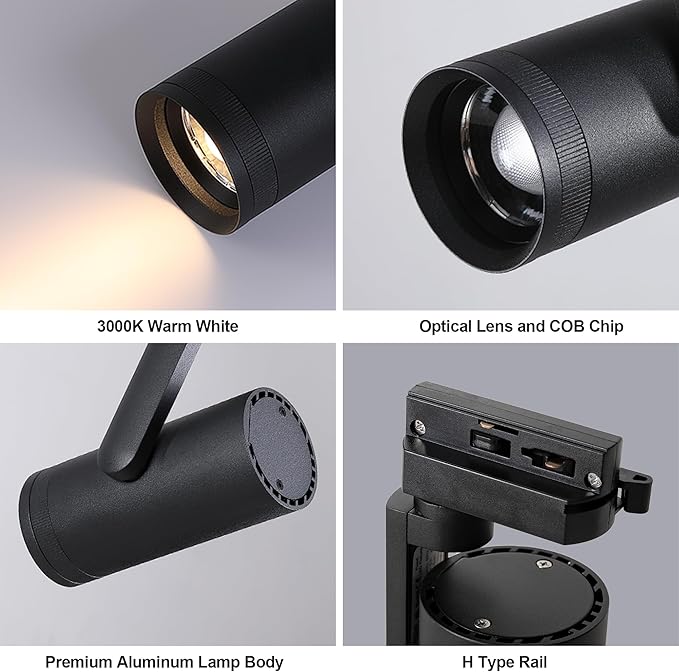 LED 12W Dimmable Track Lighting Heads - Image 3