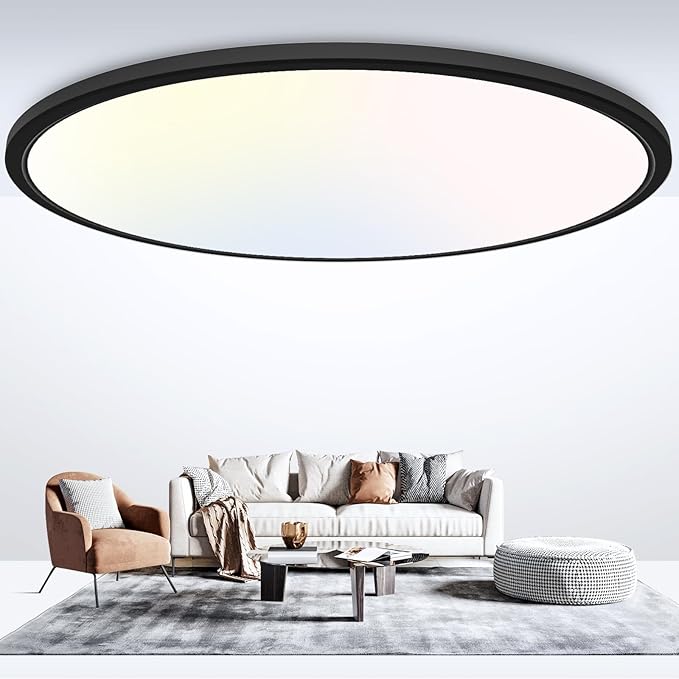 libtit 20 Inch LED Ceiling Light, 4200LM 35W Large & Bright Flush Mount by Libtit