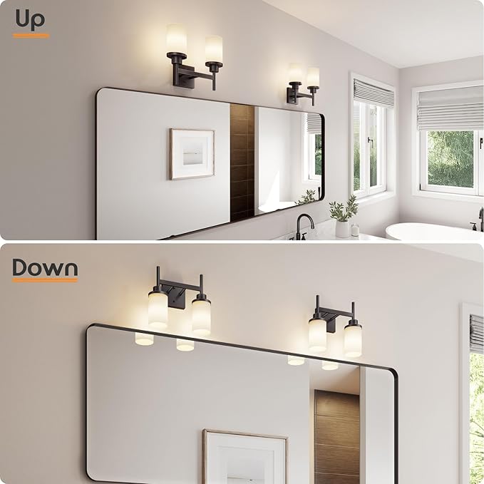 Wall Lights Over Mirror Bathroom Vanity Light Fixtures - Image 3