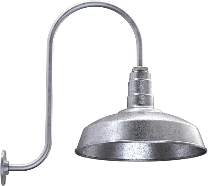 Steel Lighting Co. Gardena Barn Light | Outdoor Wall Mounted | 16" Dome | by SteelLightingCo