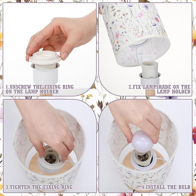VIHOSE Wildflower Kids Table Lamp - Image 7