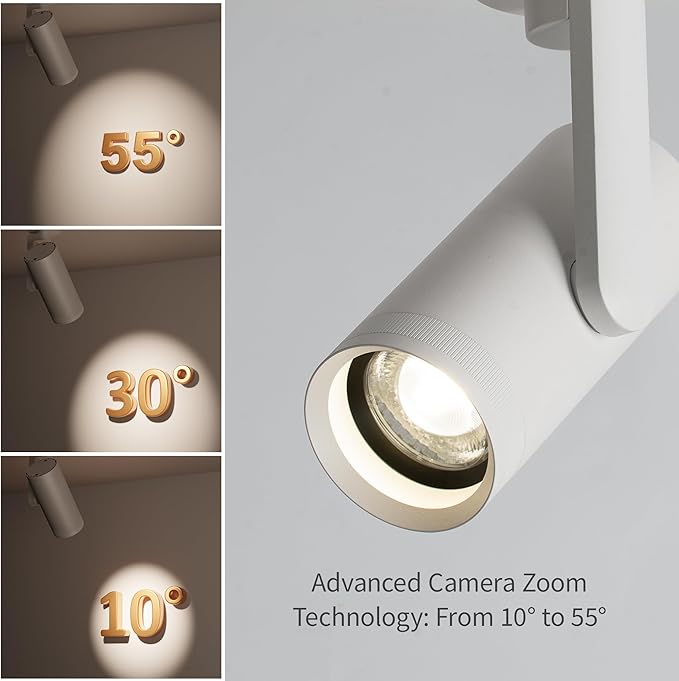 Aisilan Adjustable Dimmable Beam Angle 10-55° Zoomable Spotlight Indoor - Image 2