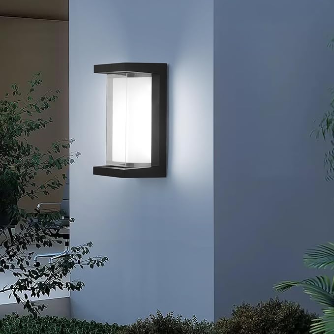 4 Pack 24W Outdoor Wall Lights Exterior/Interior LED 3-Color Adjustable 2100LM - Image 9