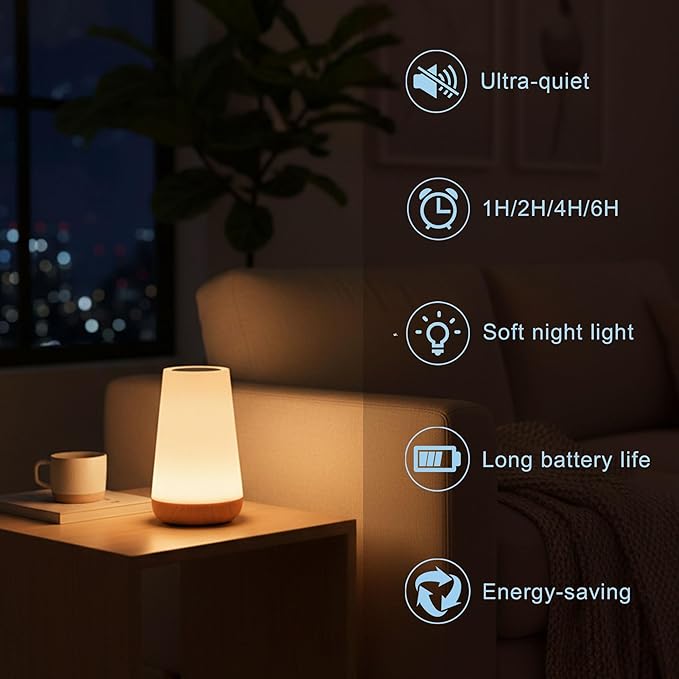 Touch Night Light for Kids: Dimmable LED Nursery Lamp for Baby - Image 3