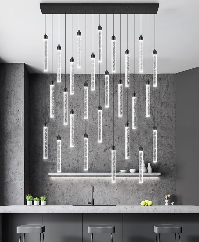 Rectangular Chandeliers 26-Lights Long Light - Image 6