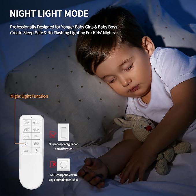 Modern Ceiling Light LED Kids Room Ceiling Lamp - Image 6