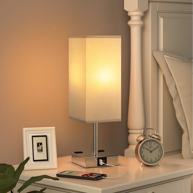 【Upgraded】Bedside Table Lamp Touch Control, - Image 5