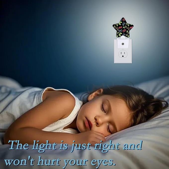 Gampad Gamer Night Light, Plug Into Wall Decor Nightlights - Image 6
