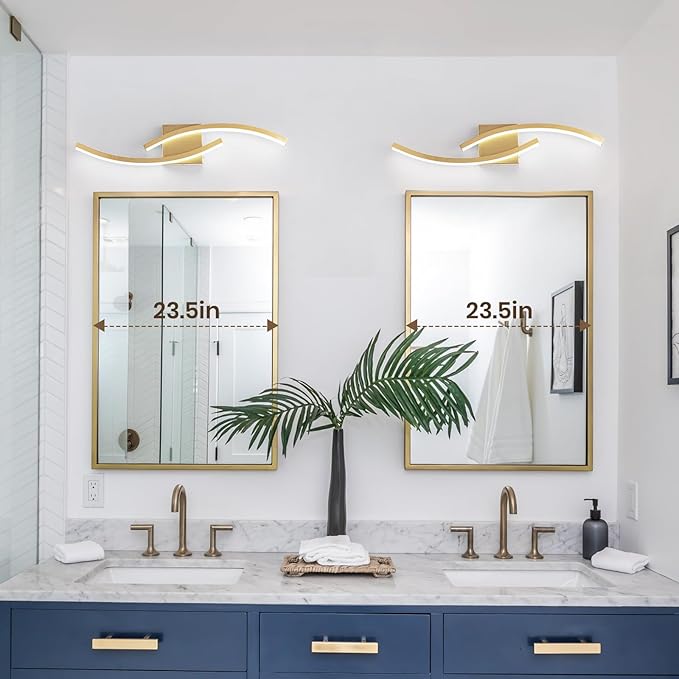 23.62 inch Vanity Light for Bathroom Lighting Fixtures Over Mirror Dimmable - Image 5