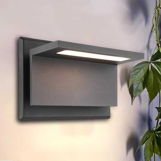 Wall Light Outdoor LED Wall Mount Lamp Modern Wall Sconce Lighting Lantern - Image 3