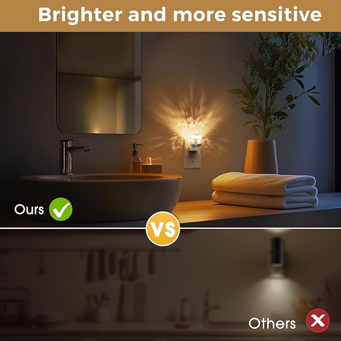 L LOHAS Night Lights Plug into Wall, 2 Pack 3000K/4000k/5000KColor Changing - Image 7