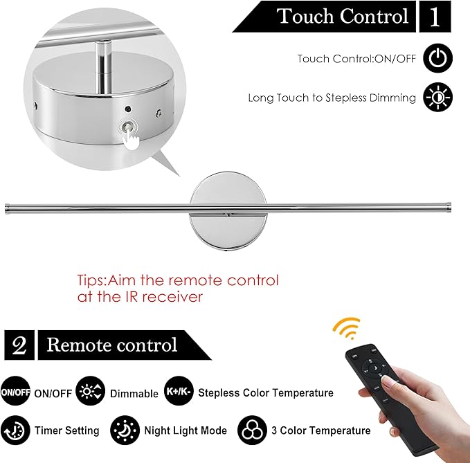 Removable Battery Operated Wall Sconces - Image 5