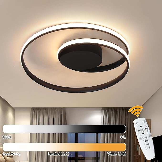Modern LED Dimmable Flush Mount Ceiling Light - Image 3