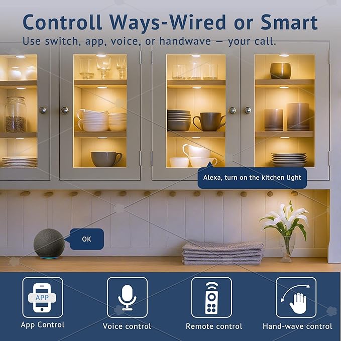 V4light Smart Plug-in Light Pucks, Under Counter Lighting - Image 2