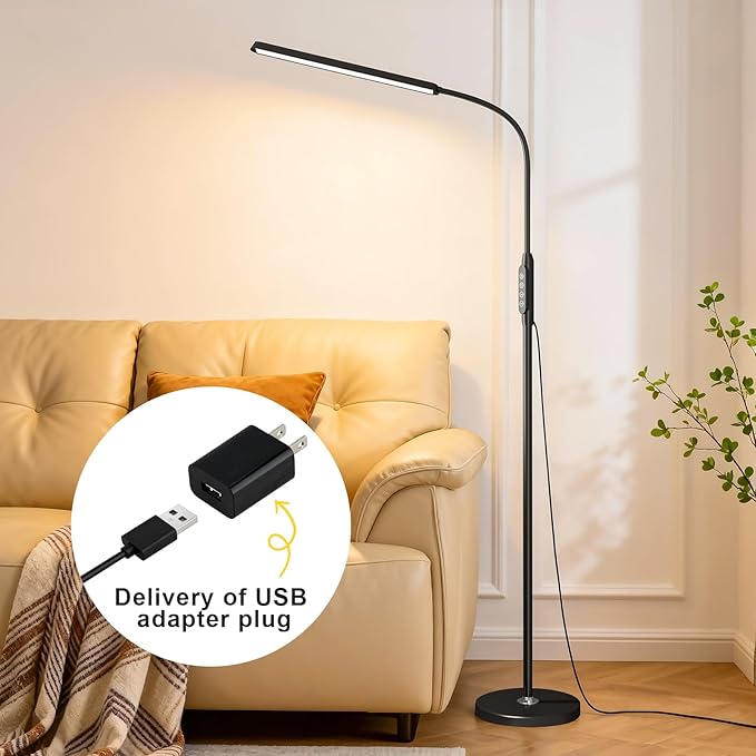 Bright LED Floor Lamps Remote Dimming - Image 7