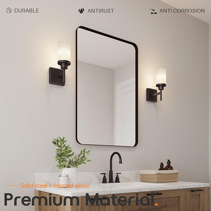 Wall Lights Over Mirror Bathroom Vanity Light Fixtures - Image 6