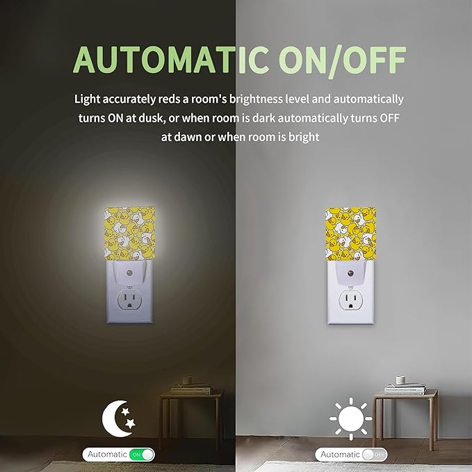 Duck Night Light, Cute Night Light Plug into Wall - Image 4