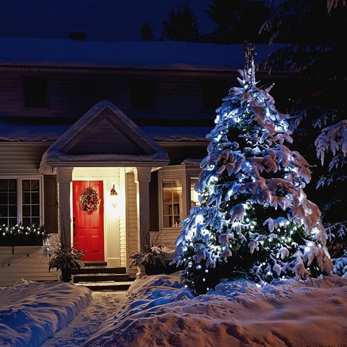 Battery Operated String Light, 33ft 100 LED Christmas Light - Image 4