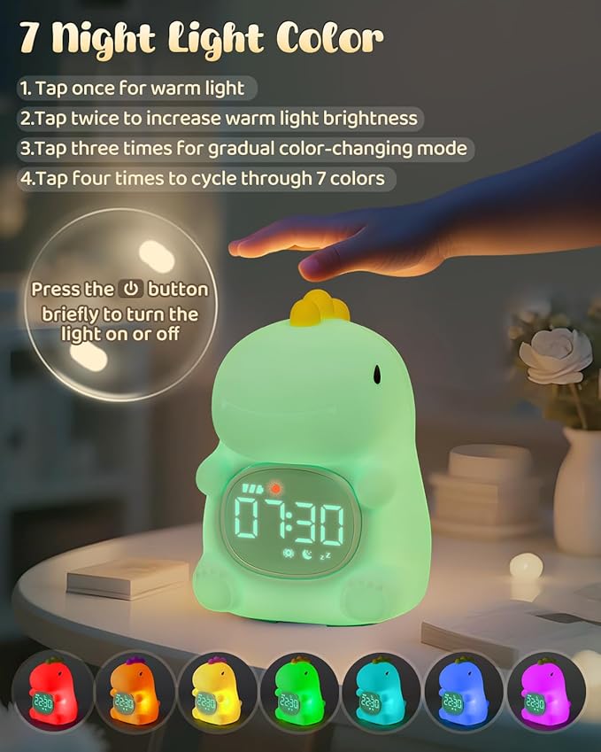Dinosaus Alarm Clock for Kids - Image 5