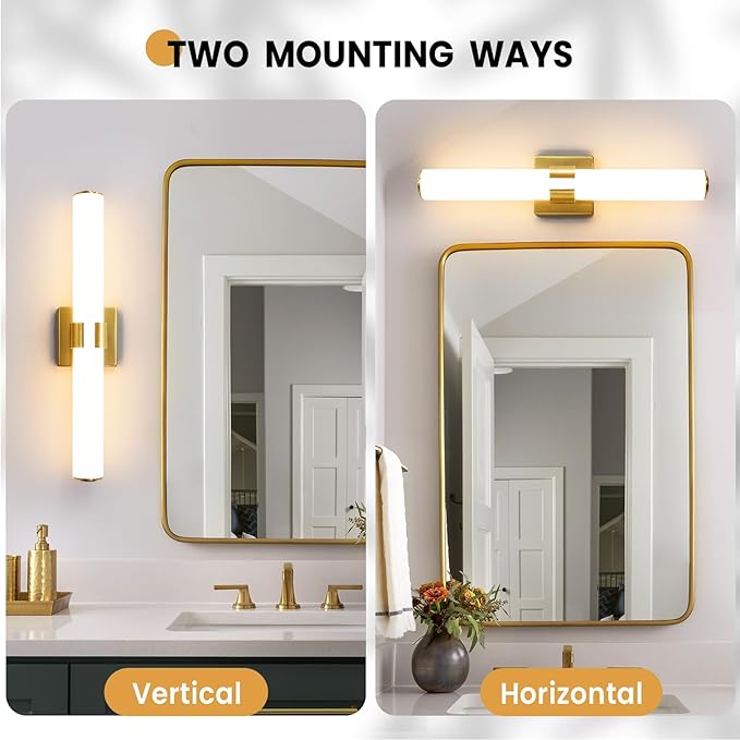 Bathroom Vanity Light Fixtures Over Mirror - Image 7
