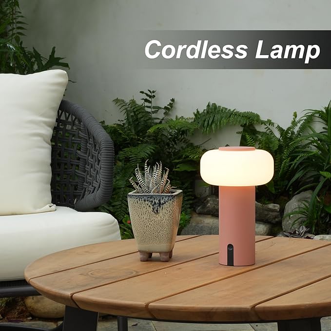 Shower Lamp Waterproof, Outdoor Cordless Table Lamp Rechargeable, Portable - Image 2