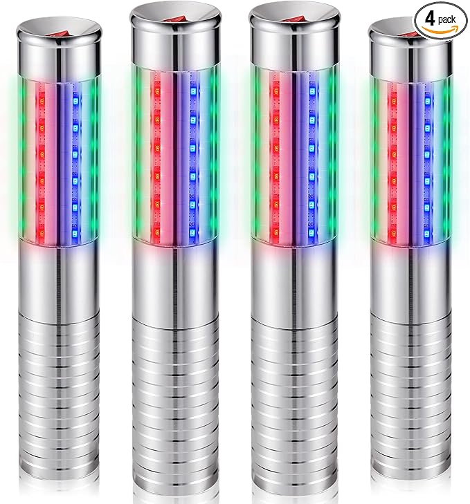 Civaner Upgrade 4 Pcs Bottle Service Lights LED Strobe Baton Bottle Girl Lights by Civaner