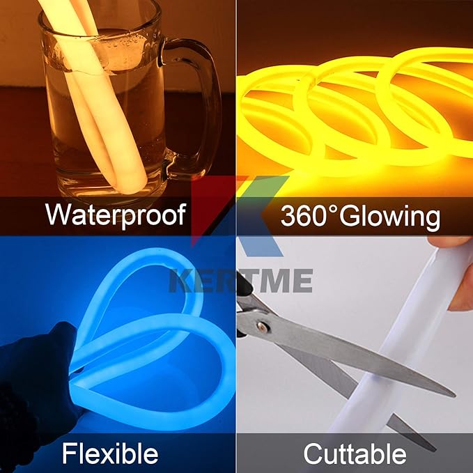 360° Neon Led Type AC 110-120V 360 Degree NEON LED Light Strip, - Image 4