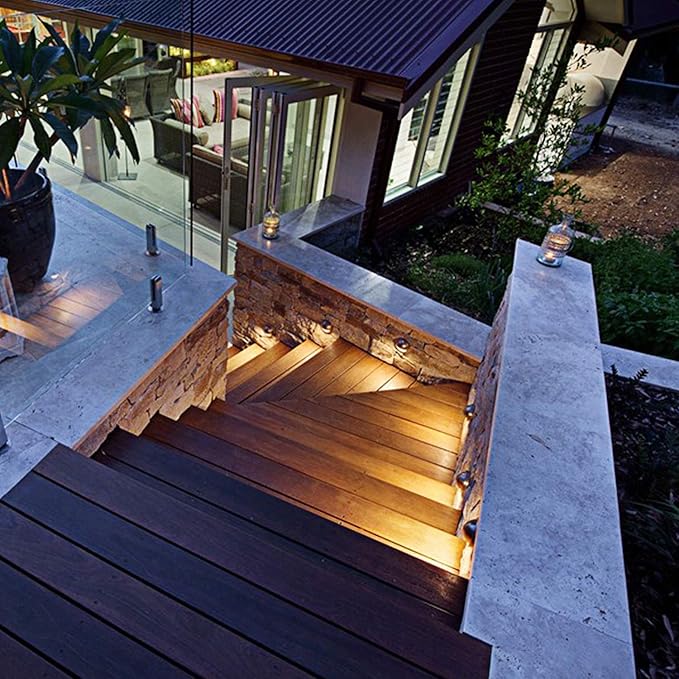 LED Stair Light Low Voltage Waterproof IP65 Outdoor F1.38 Wood Recessed LED - Image 3