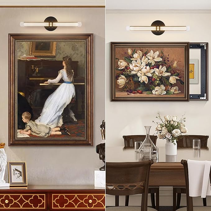YUYI Crystal Picture Light for Wall, Modern K9 Crystal Dimmable Painting Lights - Image 8