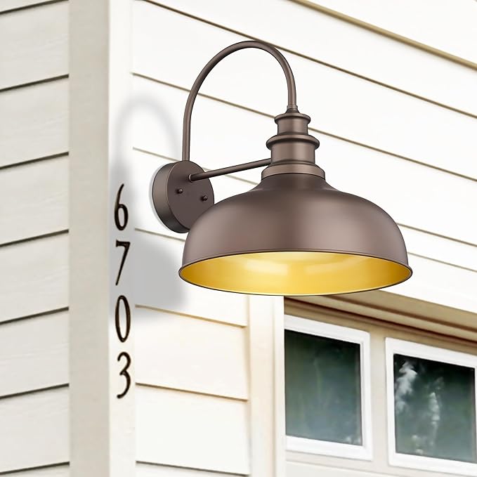 Bestshared Outdoor Barn Light, Outdoor Wall Sconce, Farmhouse Porch Wall lamp - Image 7